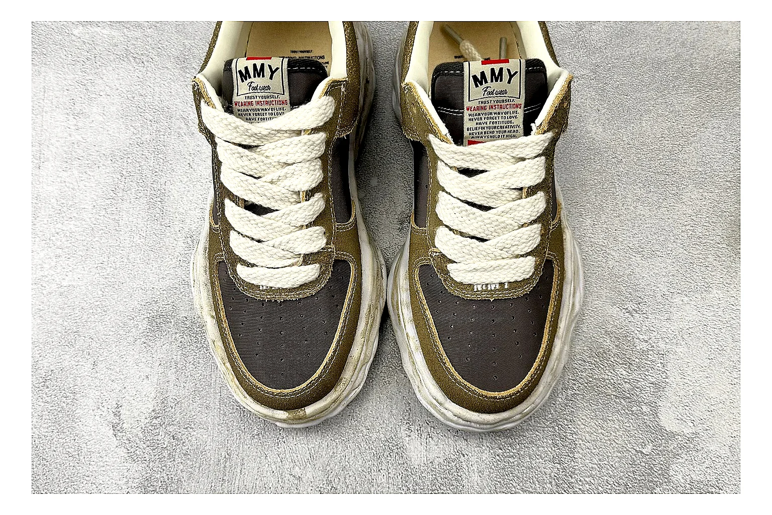 Maison Mihara Yasuhiro Blakey Brown Distressed Product Image thumbnail 6