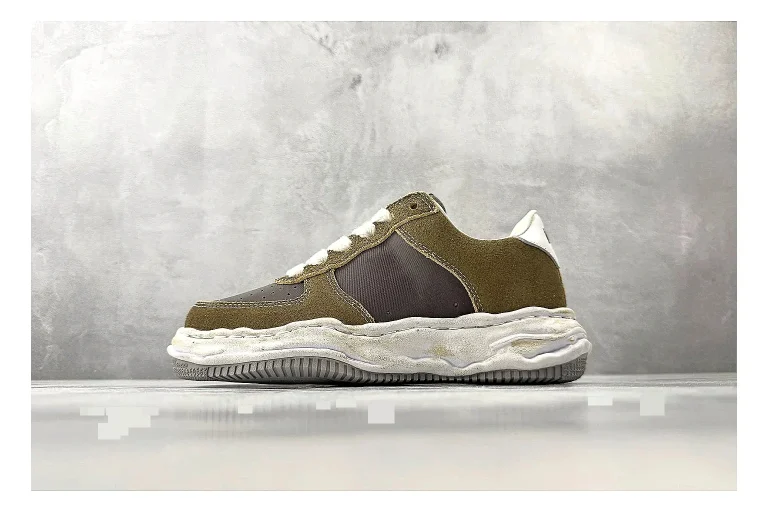Maison Mihara Yasuhiro Blakey Brown Distressed Product Image