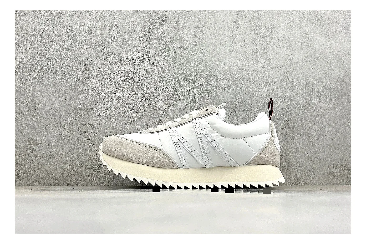 Moncler Pacey White Suede Product Image