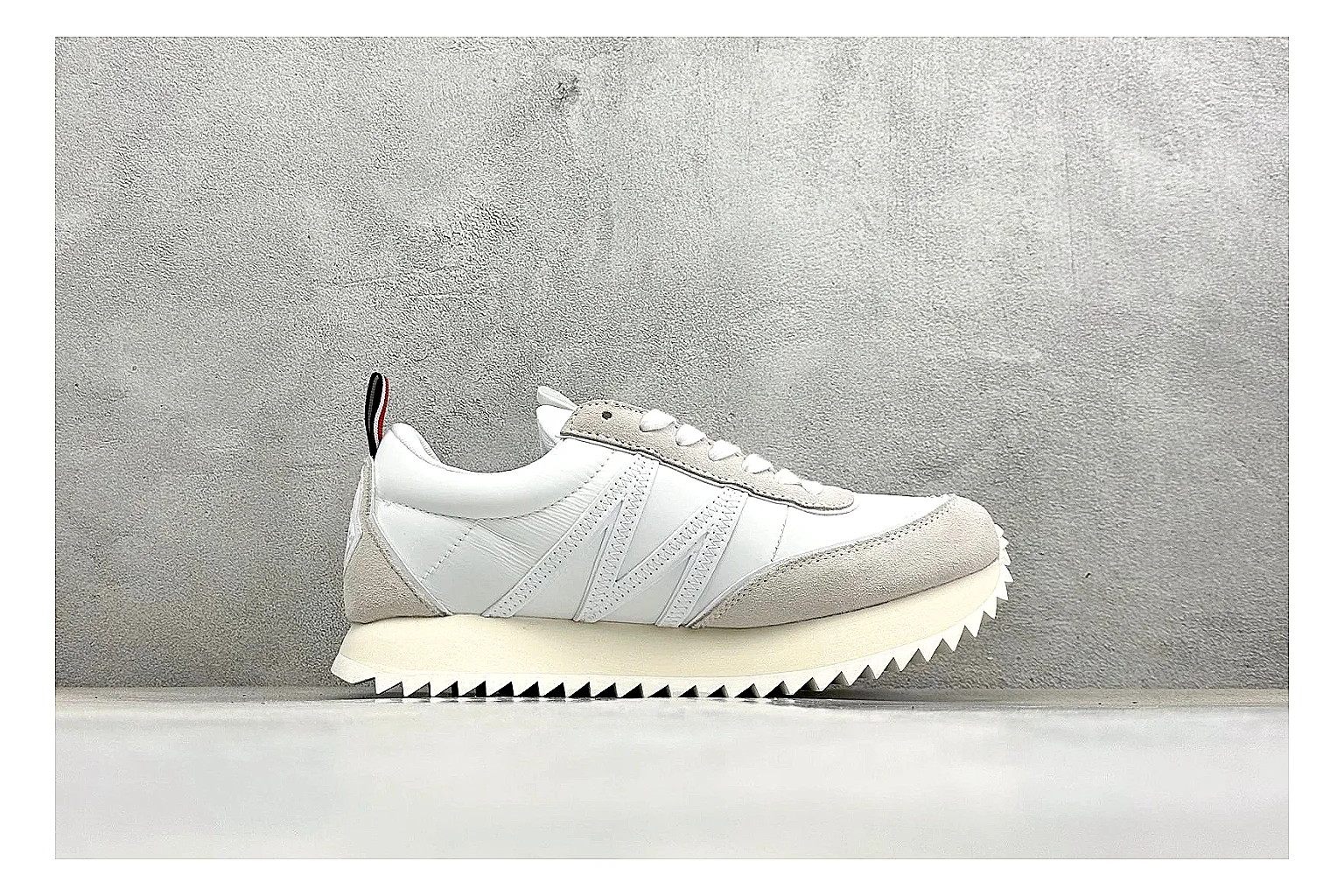 Moncler Pacey White Suede Product Image thumbnail 2