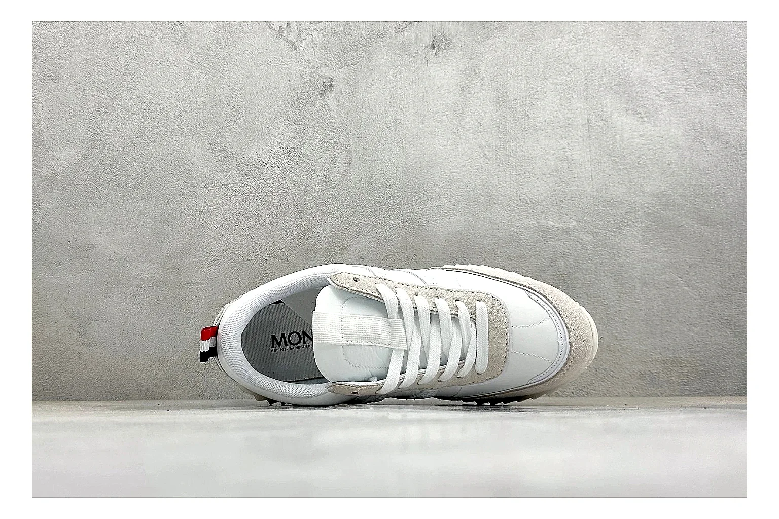 Moncler Pacey White Suede Product Image thumbnail 3