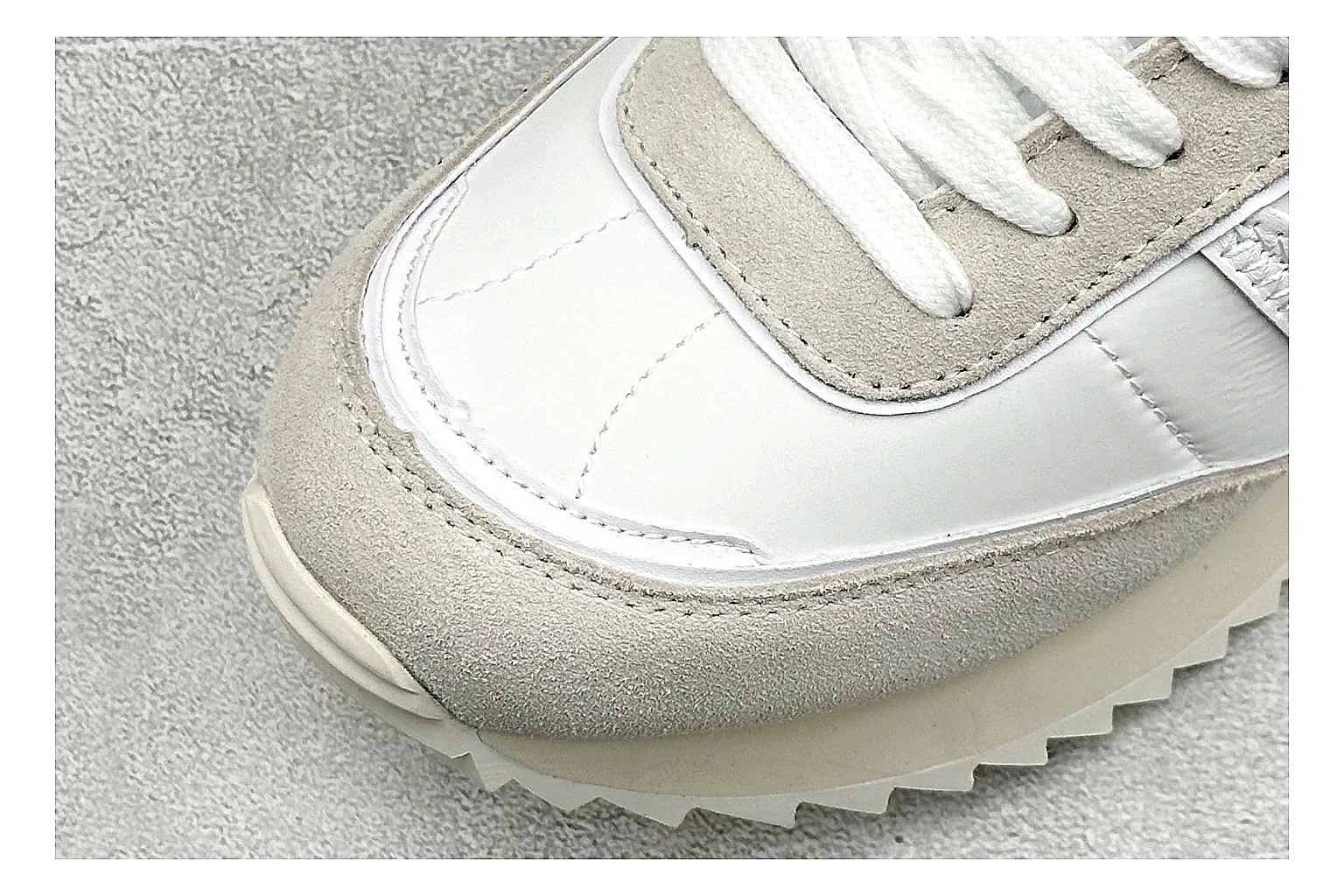Moncler Pacey White Suede Product Image thumbnail 6