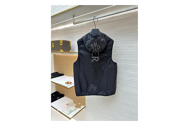 find list Moncler Light Nylon Vest Black Vest product image
