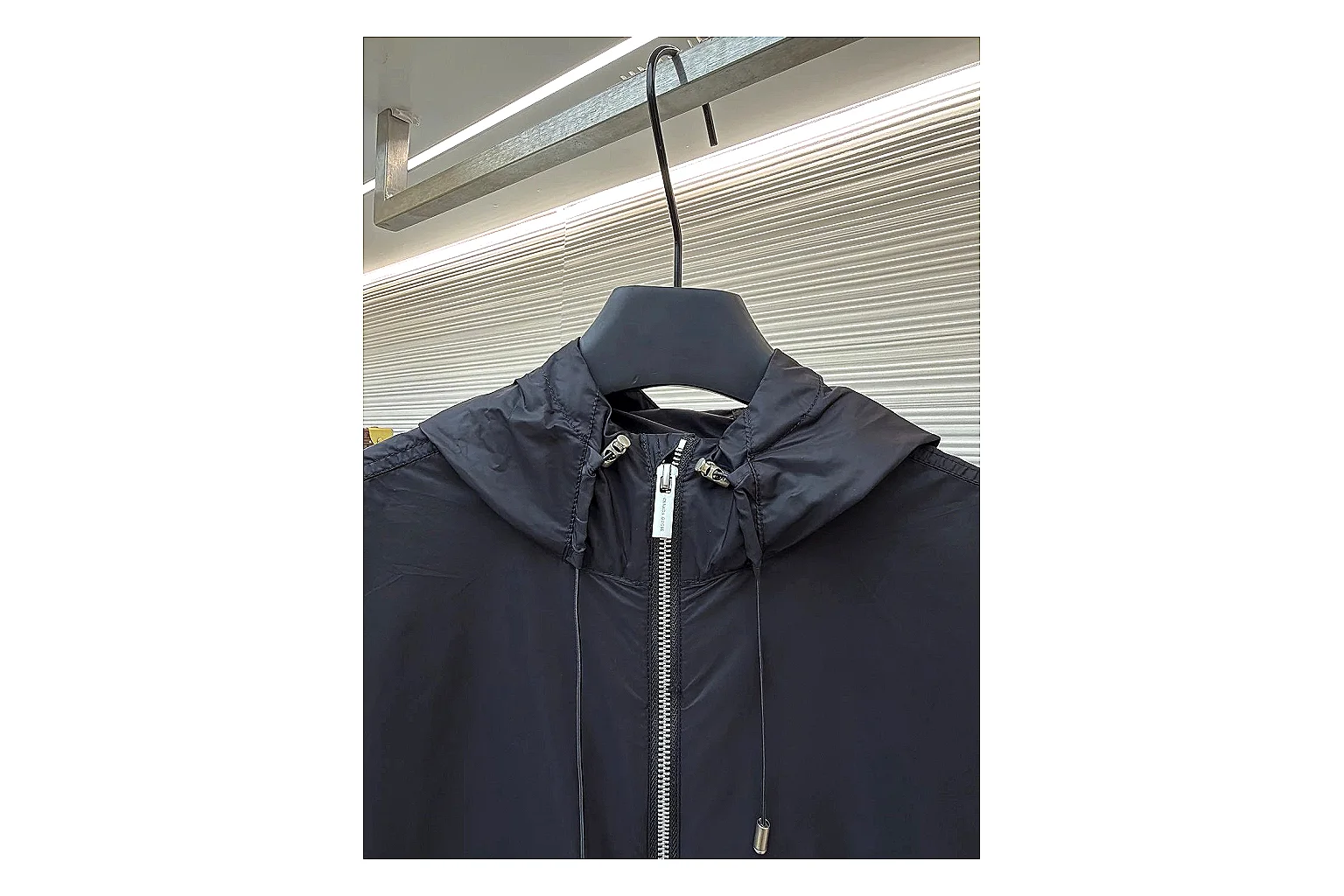 find list Moncler Nylon Hooded Jacket Black Jacket product image thumbnail 2