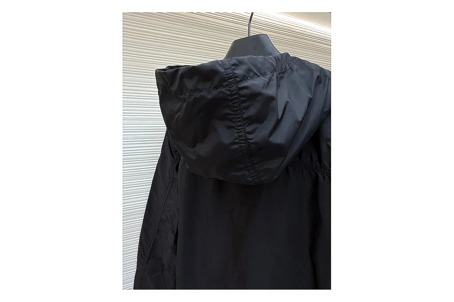 find list Moncler Nylon Hooded Jacket Black Jacket product image thumbnail 5