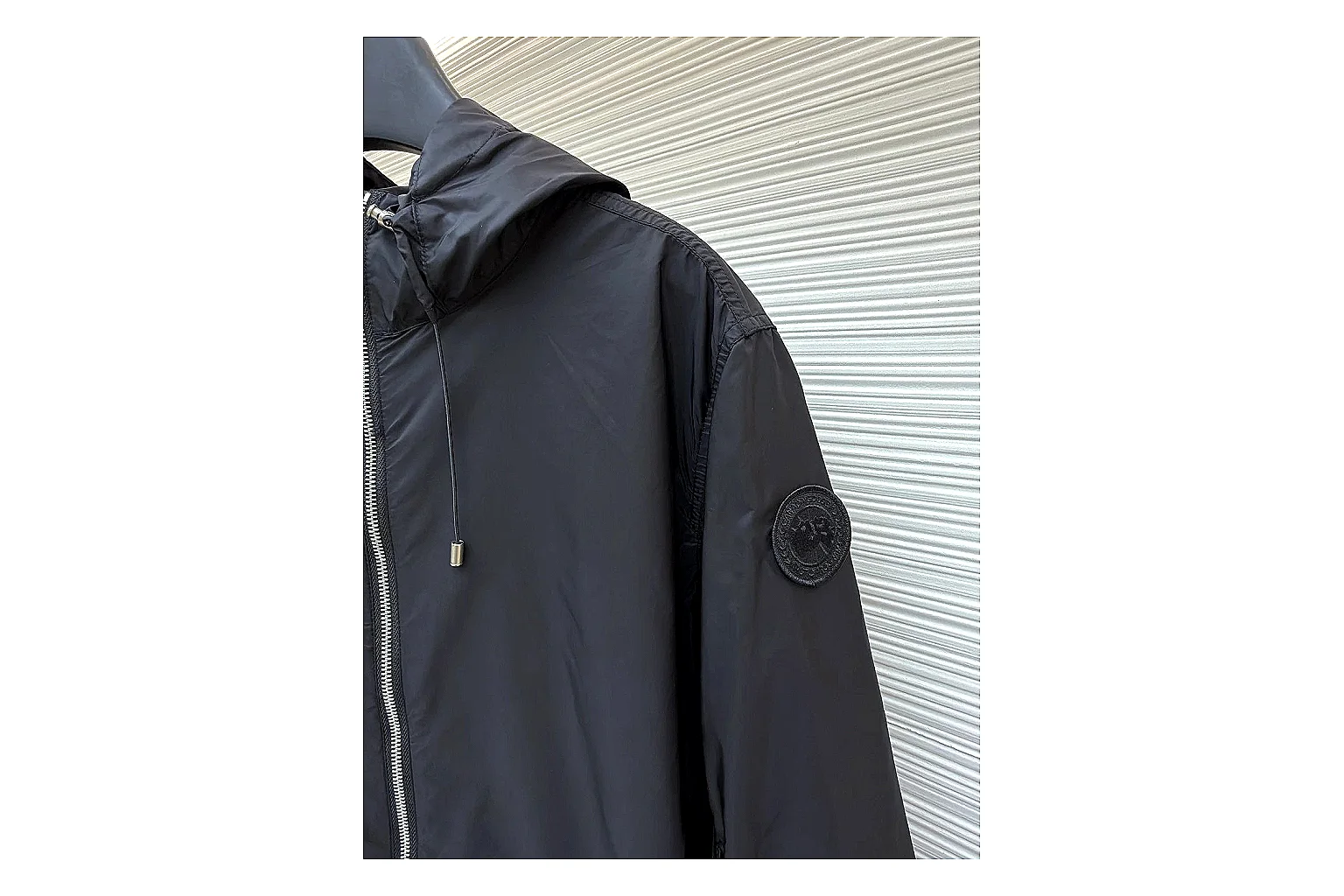 find list Moncler Nylon Hooded Jacket Black Jacket product image thumbnail 6