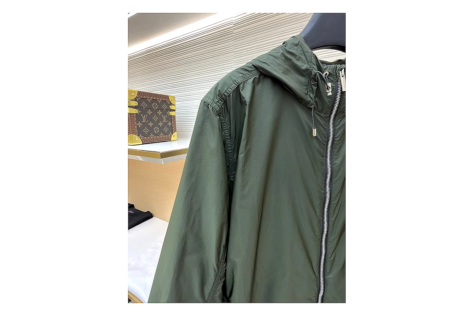 scout dashboard Moncler Nylon Hooded Jacket Olive Jacket product image thumbnail 4
