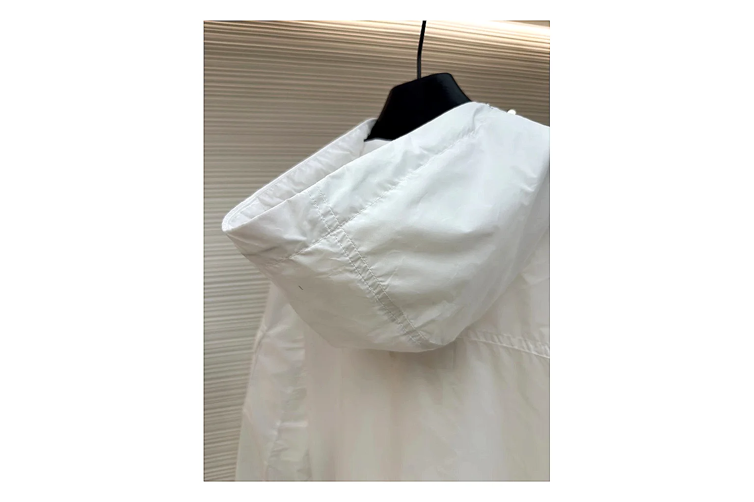 scout dashboard Moncler Nylon Hooded Jacket White Jacket product image thumbnail 5