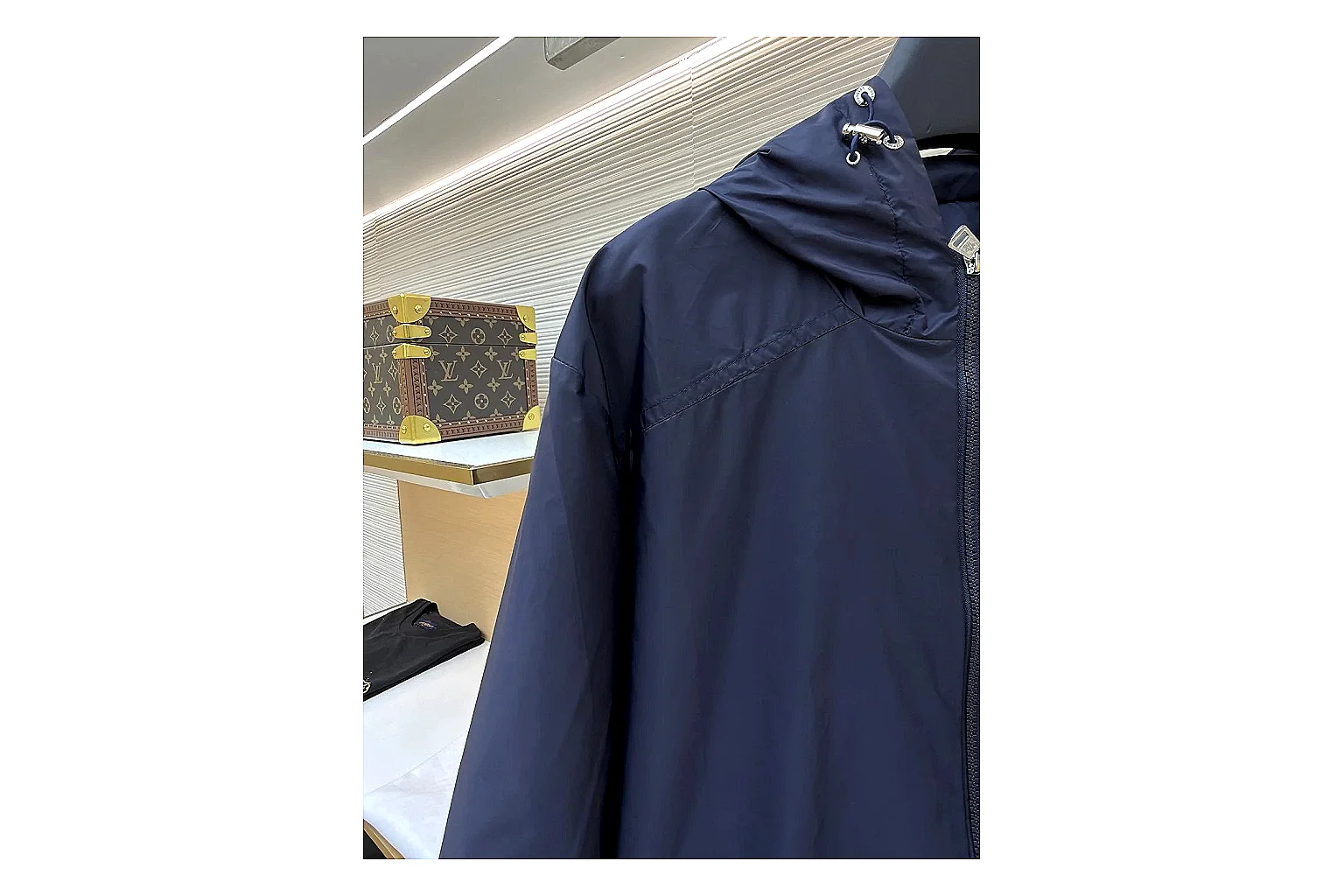 find list Moncler Nylon Hooded Jacket Navy Jacket product image thumbnail 4