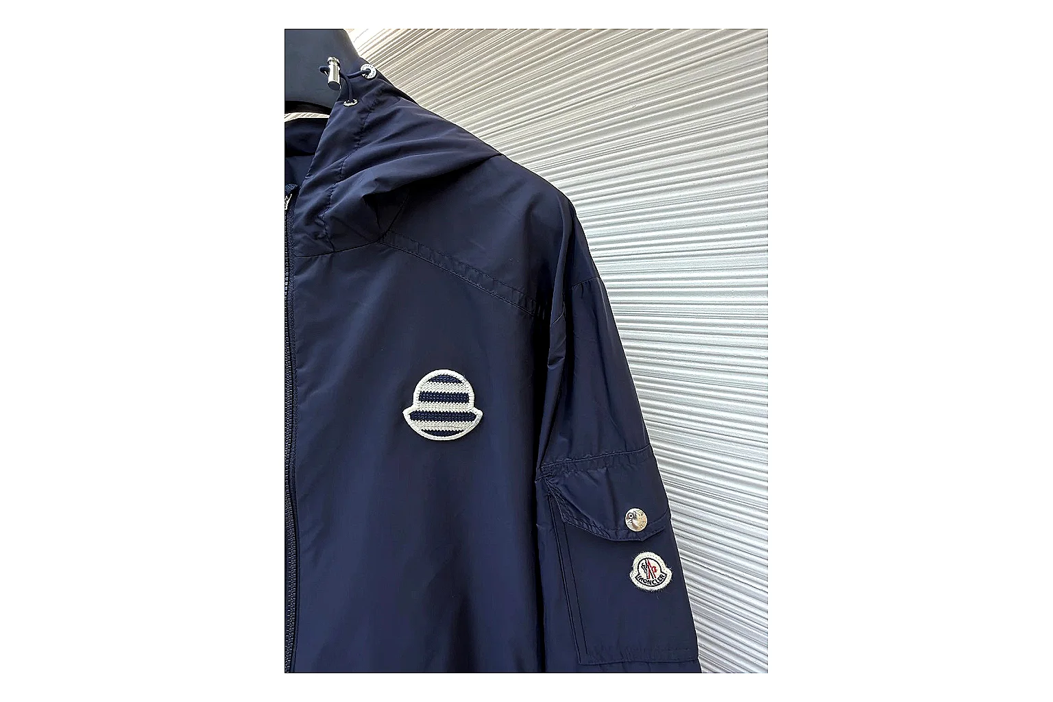 find list Moncler Nylon Hooded Jacket Navy Jacket product image thumbnail 6