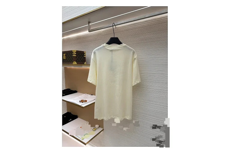 find list Moncler Script Logo Tee Cream Black T-shirt product image