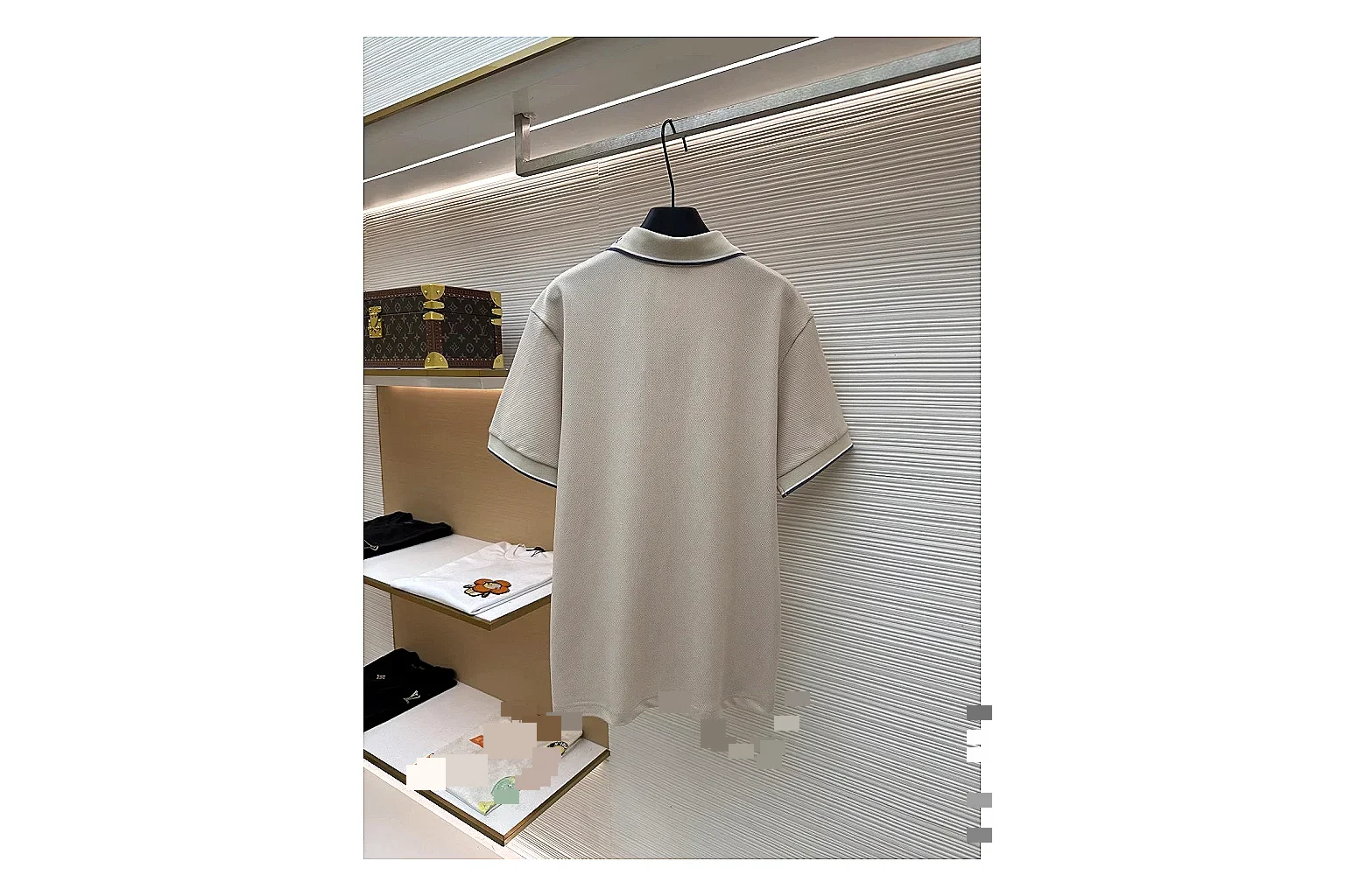 scout dashboard Moncler Logo Polo Cream Polo Shirt product image
