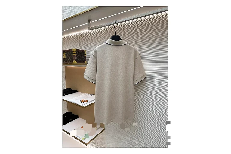 find list Moncler Logo Polo Cream Polo Shirt product image