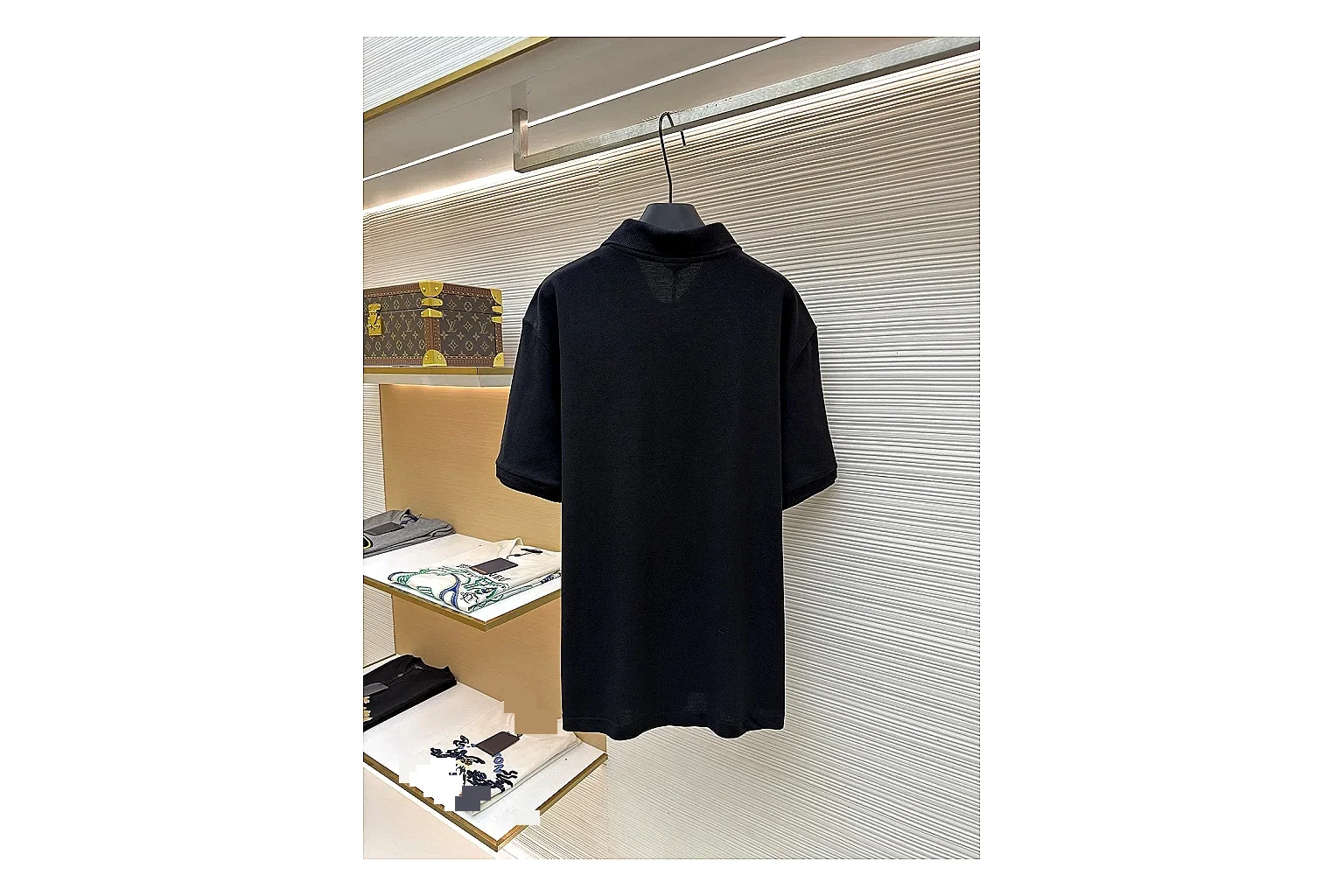 scout dashboard Moncler Logo Polo Black Polo Shirt product image