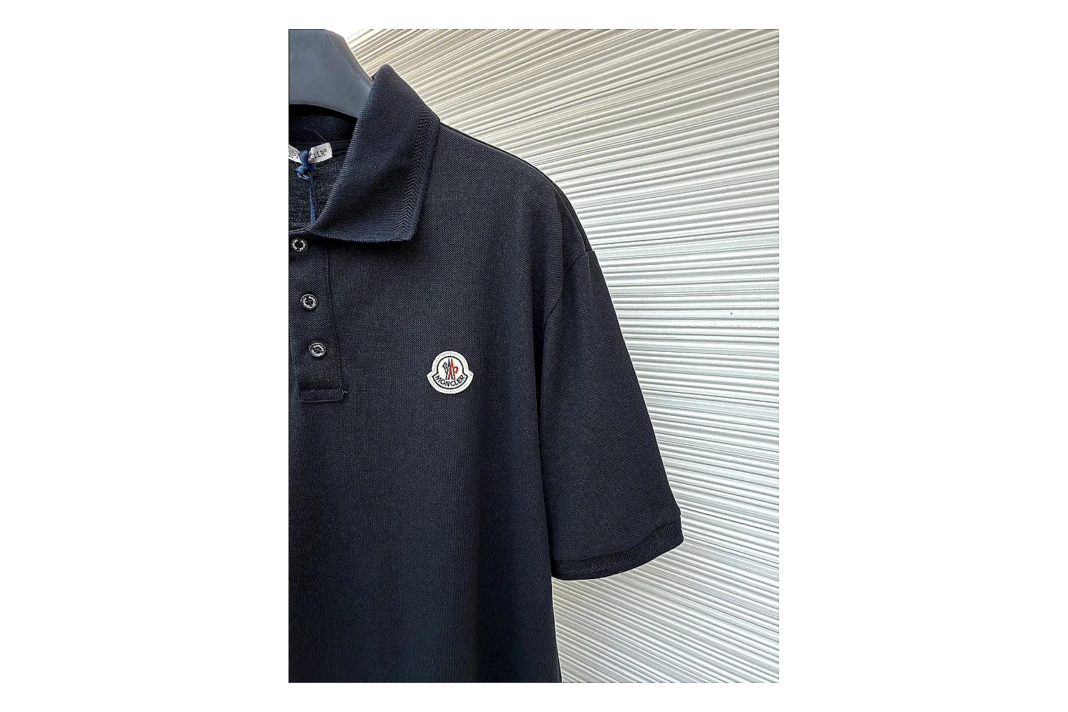 scout dashboard Moncler Logo Polo Black Polo Shirt product image thumbnail 6