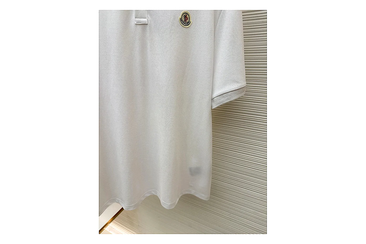 find list Other Silk Cotton Polo White Polo Shirt product image thumbnail 3