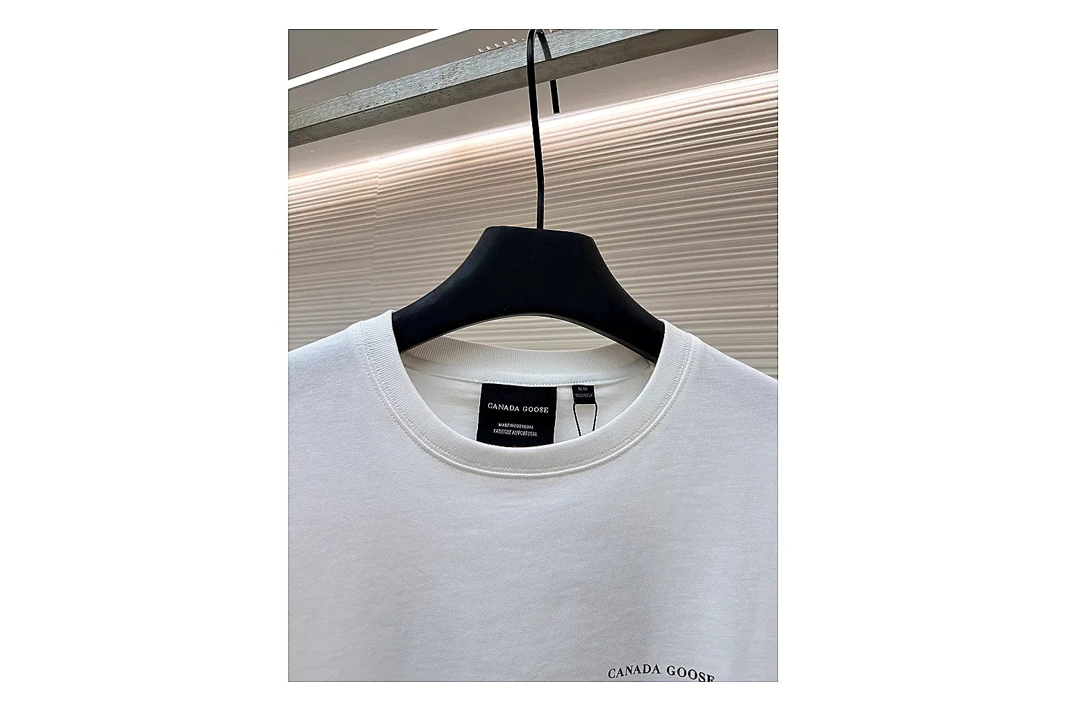 find list Moncler Goose Logo Tee White Black T-shirt product image thumbnail 2