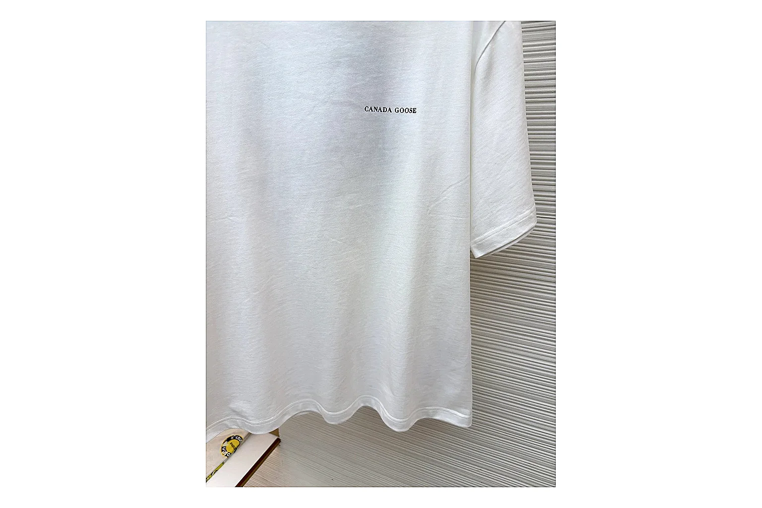 find list Moncler Goose Logo Tee White Black T-shirt product image thumbnail 3