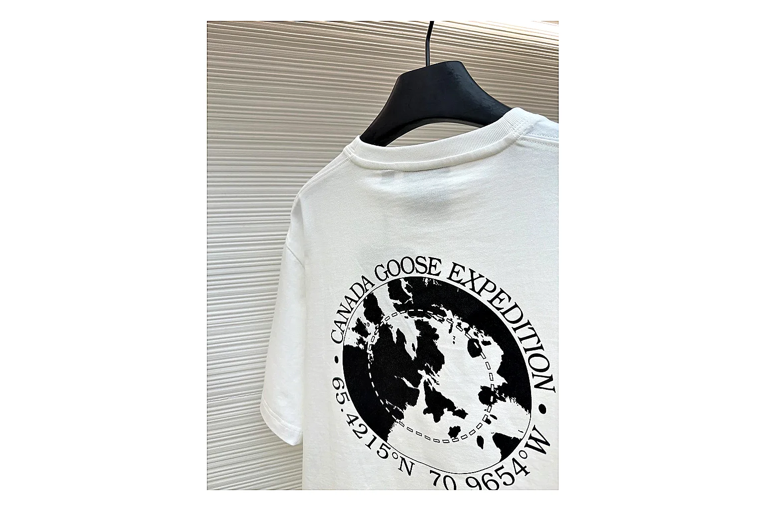 find list Moncler Goose Logo Tee White Black T-shirt product image thumbnail 5