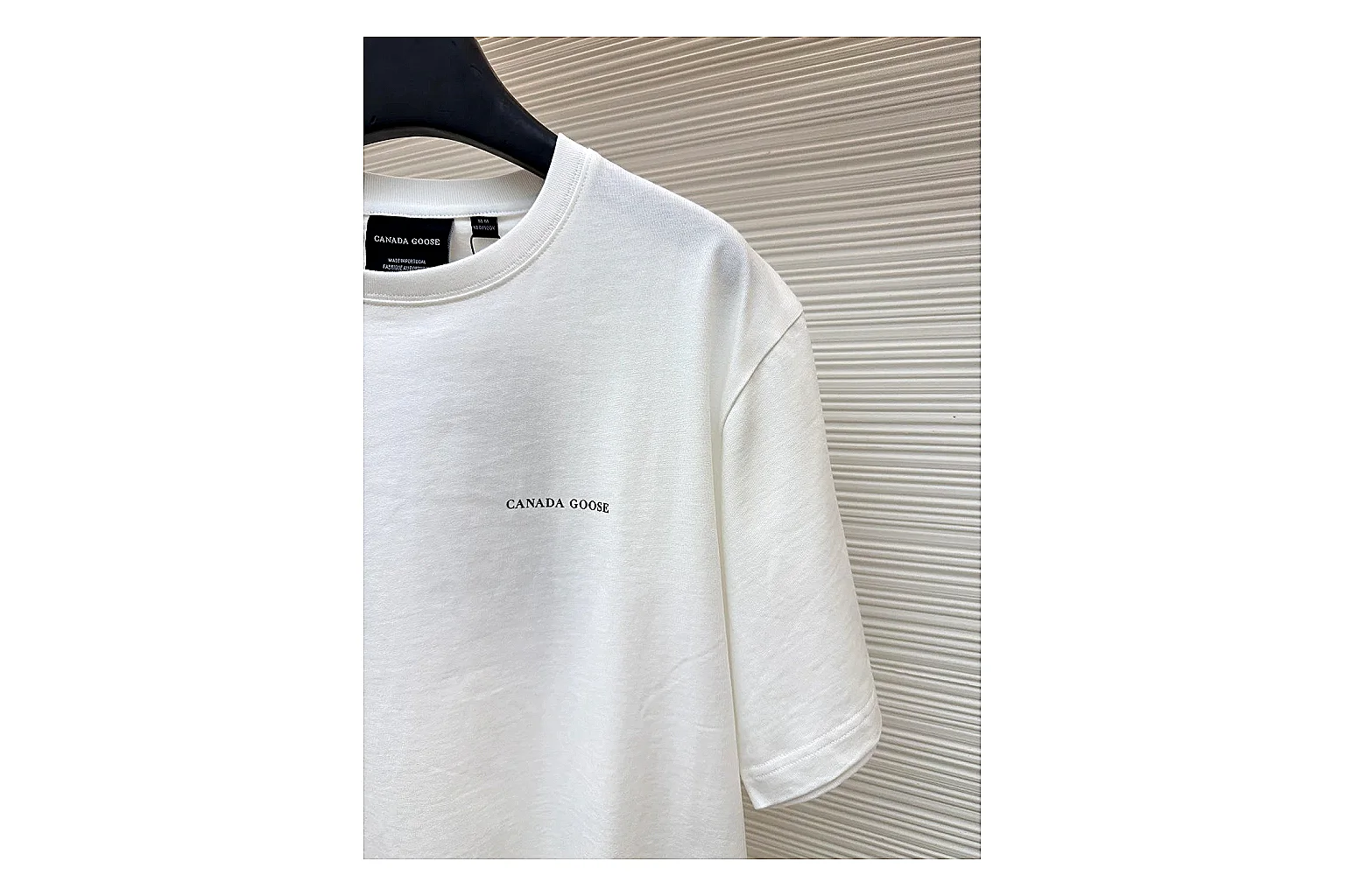 find list Moncler Goose Logo Tee White Black T-shirt product image thumbnail 6