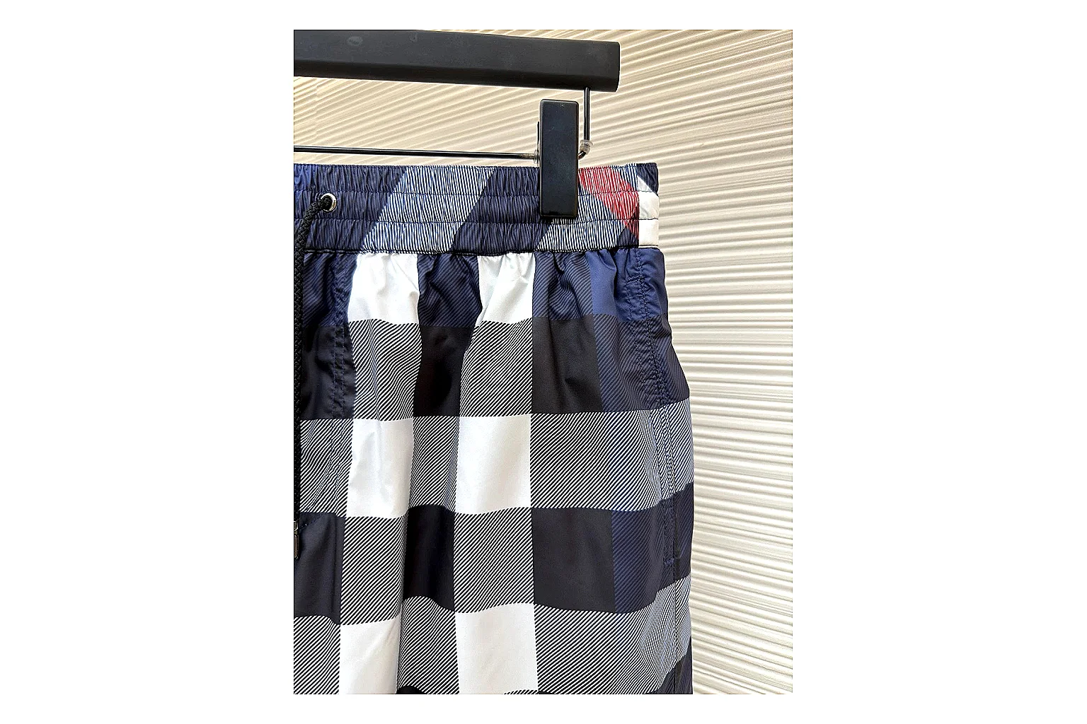 find list Burberry Check Swim Shorts Navy Blue Shorts product image thumbnail 6