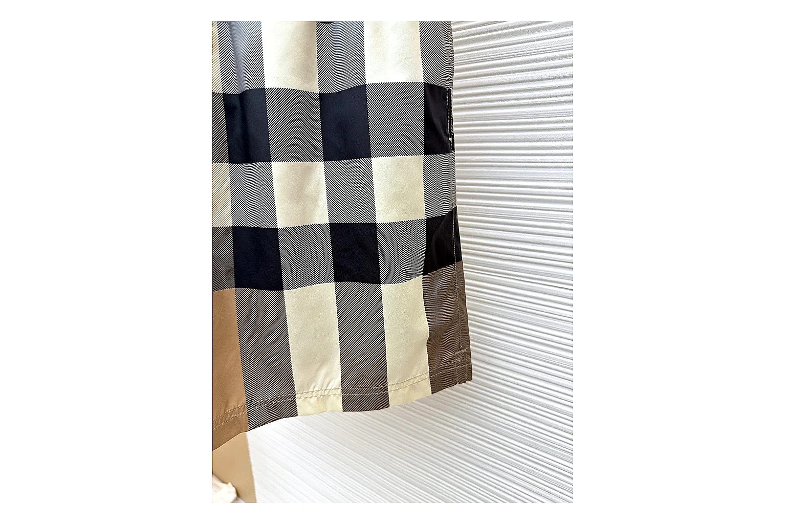 find list Burberry Check Swim Shorts Tan Navy Shorts product image thumbnail 3