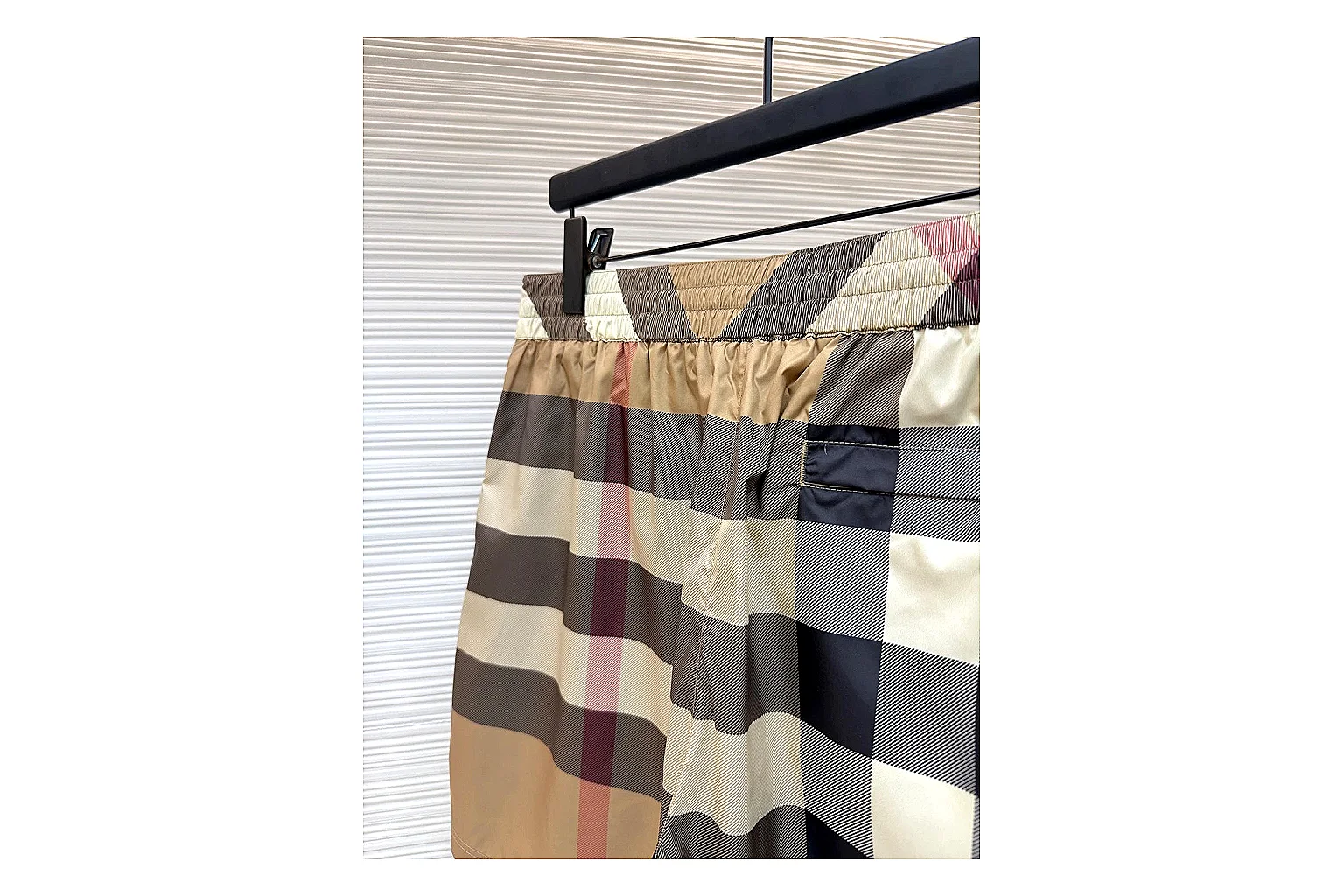 find list Burberry Check Swim Shorts Tan Navy Shorts product image thumbnail 5