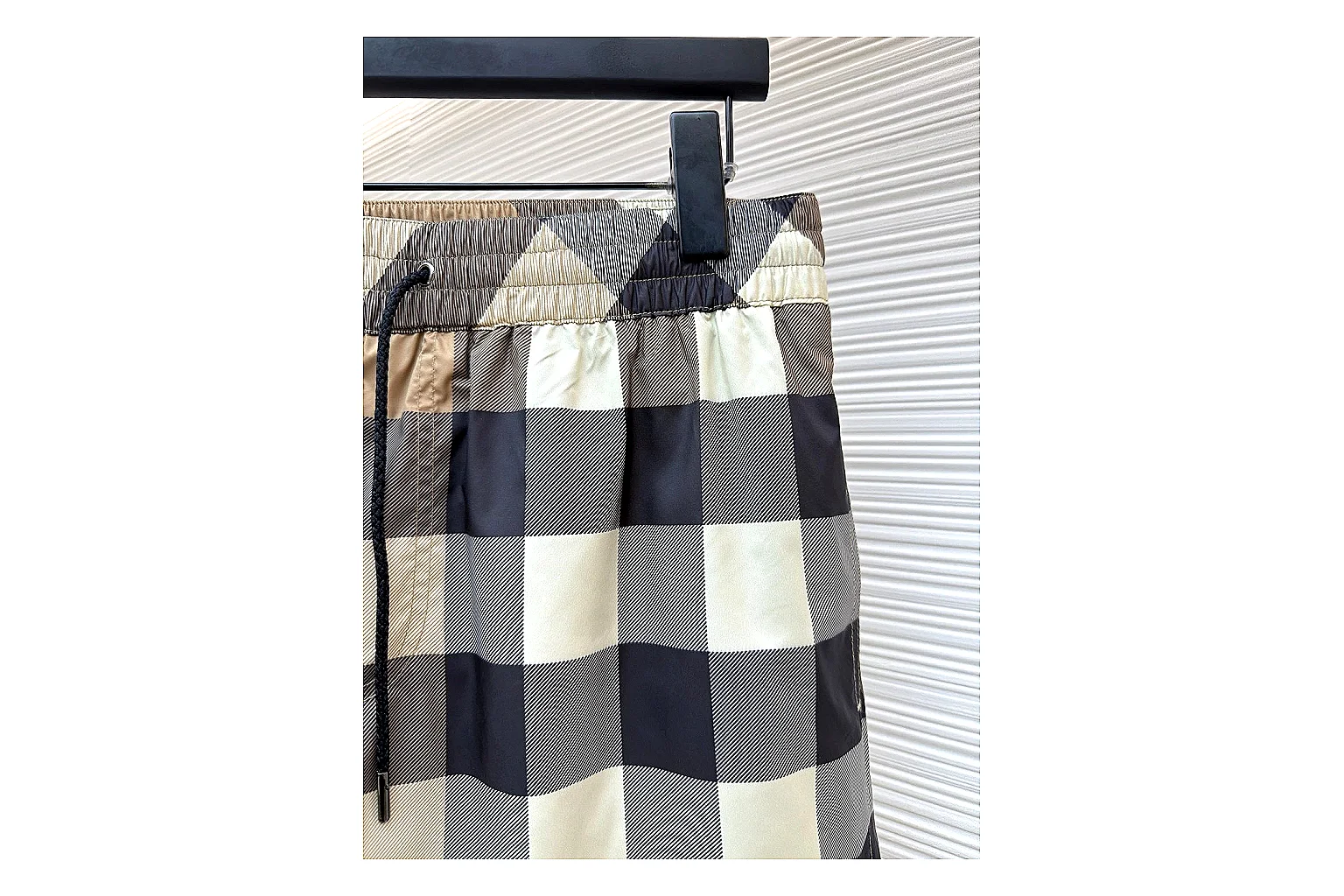 find list Burberry Check Swim Shorts Tan Navy Shorts product image thumbnail 6