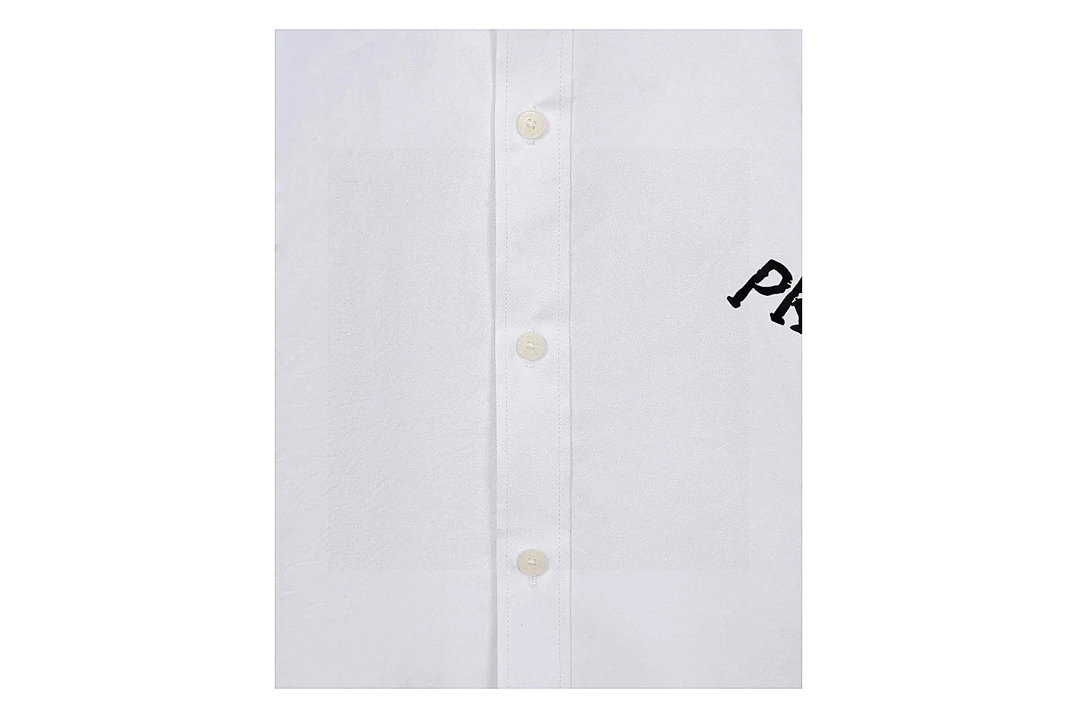 find list Prada Logo Shirt White Black Shirt product image thumbnail 5