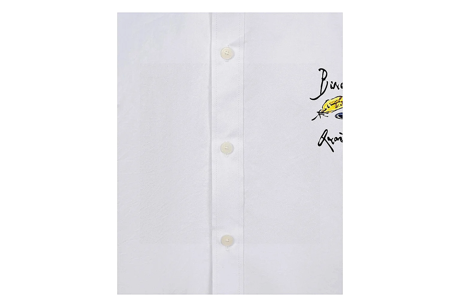 find list Burberry Embroidered Logo Shirt White Multicolor Shirt product image thumbnail 5
