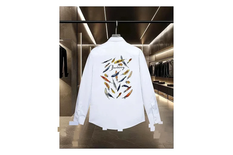 find list Burberry Embroidered Logo Shirt White Multicolor Shirt product image