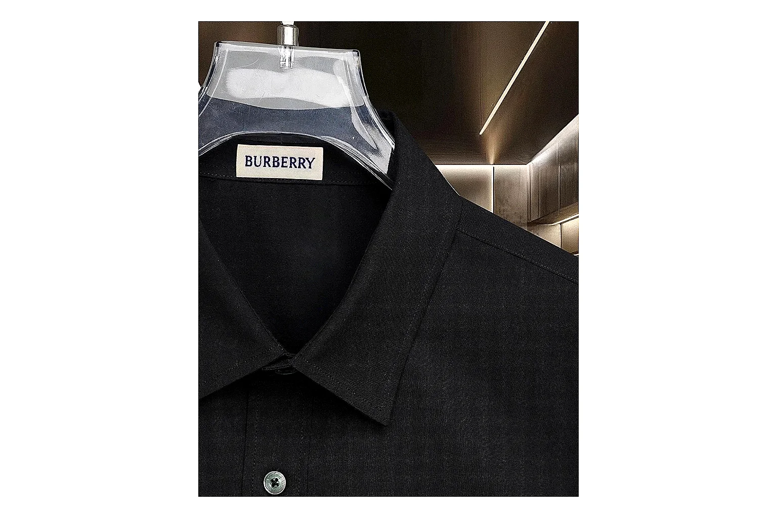find list Burberry Embroidered Logo Shirt Black Multicolor Shirt product image thumbnail 6
