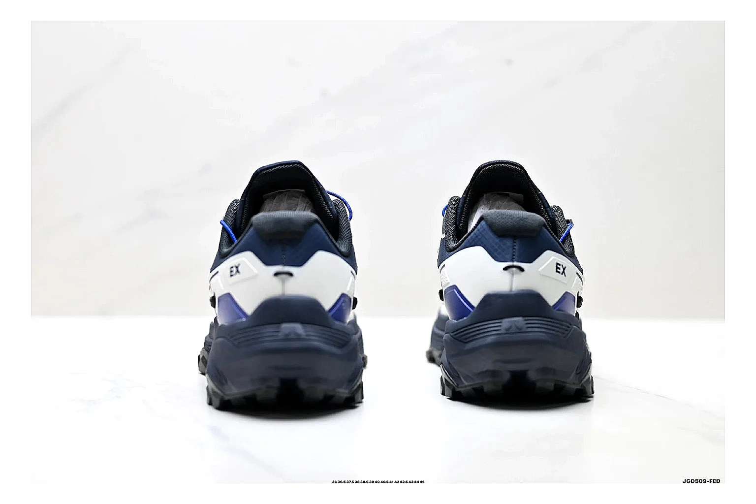 Other Trail Runner White Navy Product Image thumbnail 4