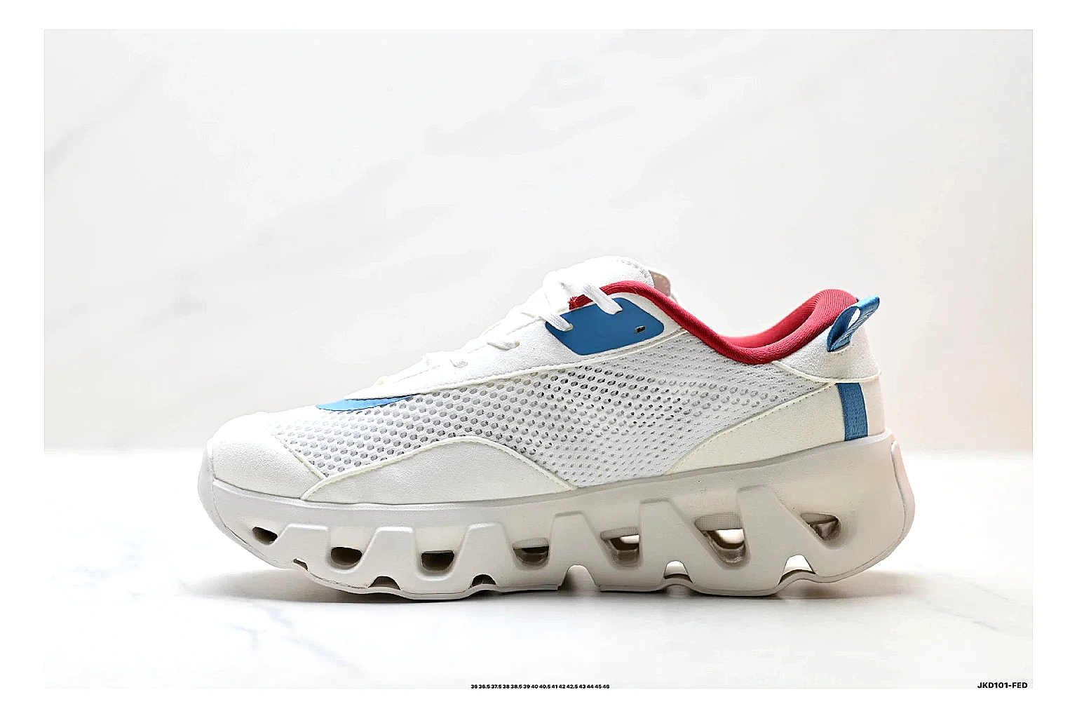 scout dashboard On Cloudswift K-Tech 2 White Blue Red Sneakers product image thumbnail 2