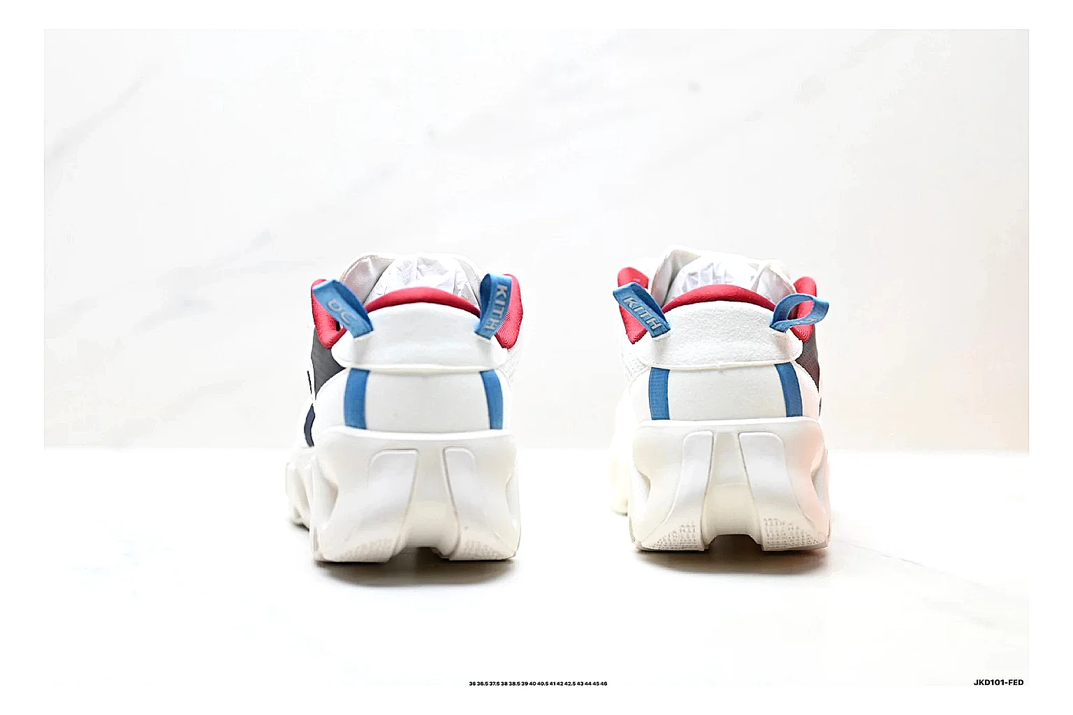 scout dashboard On Cloudswift K-Tech 2 White Blue Red Sneakers product image thumbnail 4