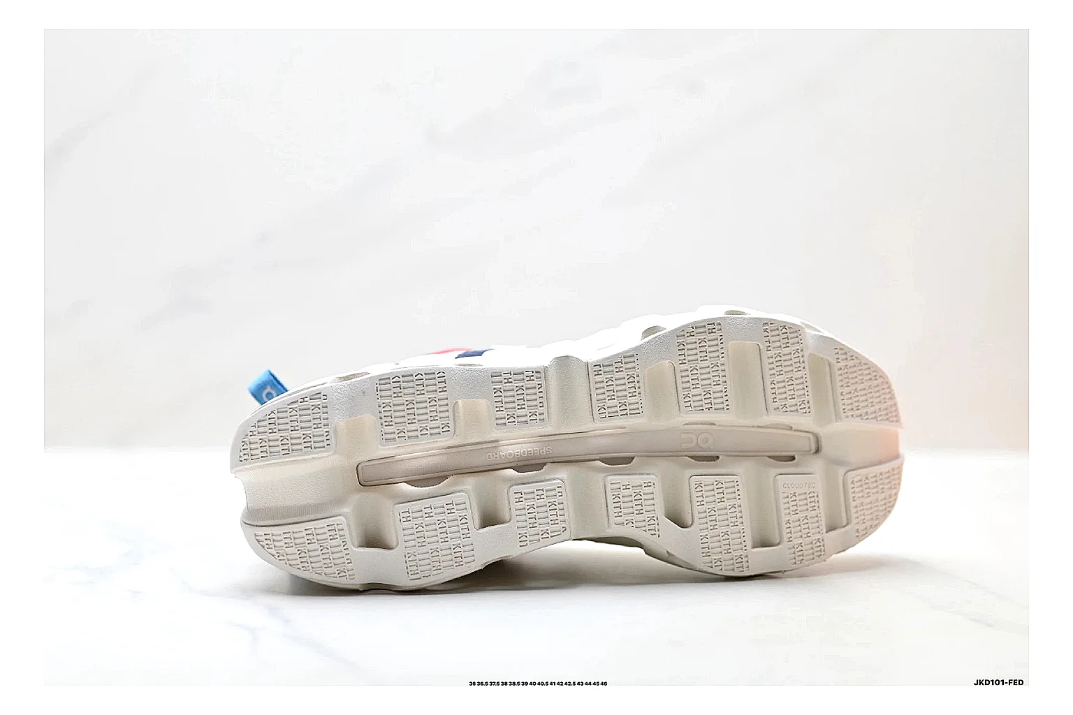 scout dashboard On Cloudswift K-Tech 2 White Blue Red Sneakers product image thumbnail 5