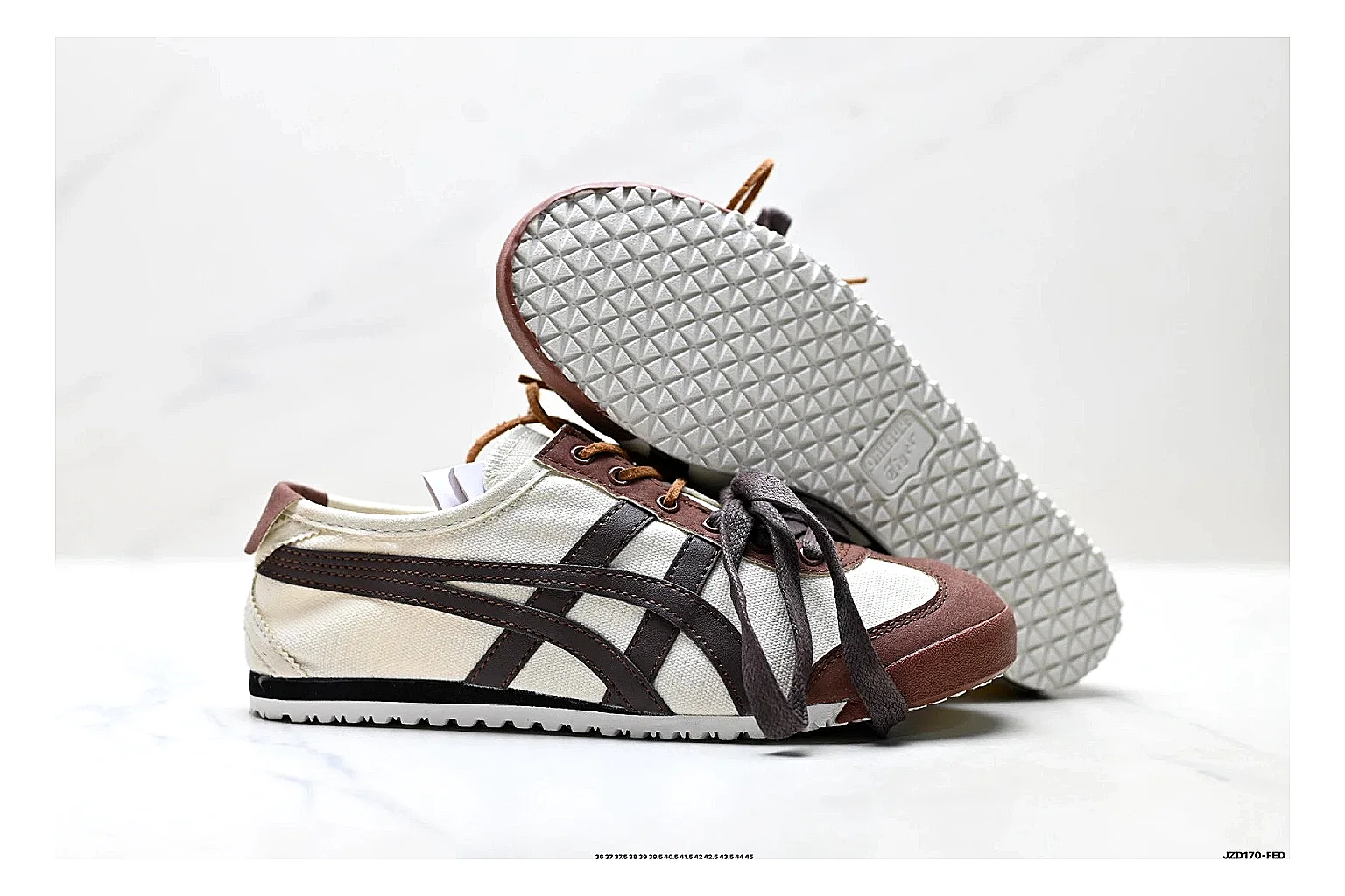 find list Onitsuka Tiger Mexico 66 Brown Cream Sneakers product image thumbnail 6