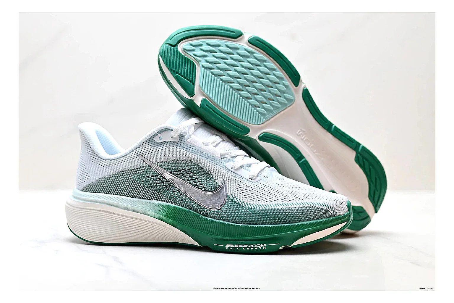 find list Nike Air Zoom Pegasus White Green Sneakers product image thumbnail 6