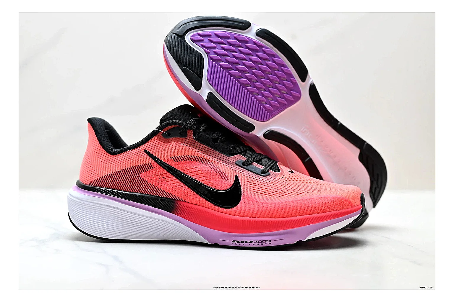 find list Nike Air Zoom Pegasus Pink Black Sneakers product image thumbnail 6