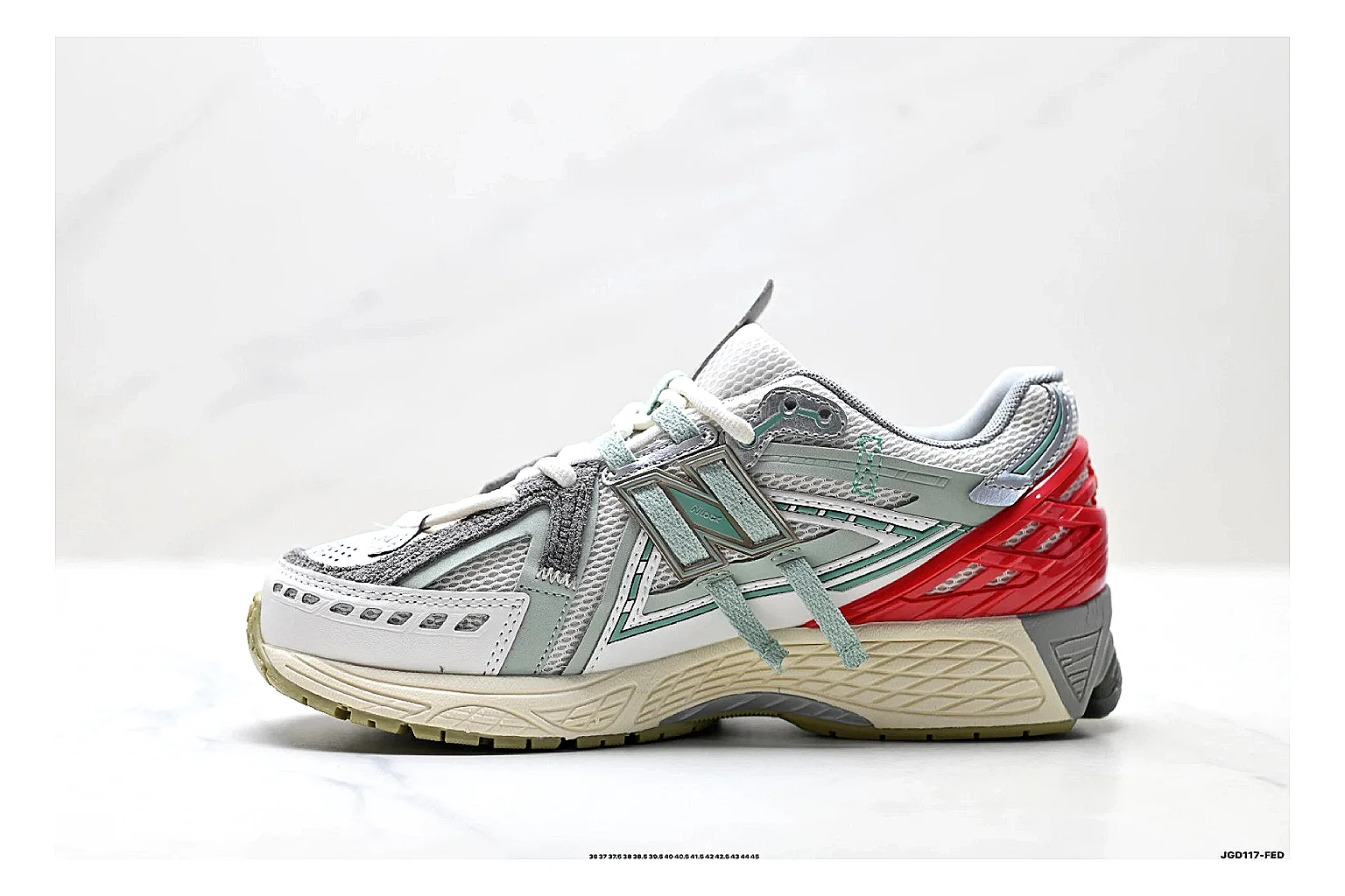 scout dashboard New Balance M1906 Silver Red Sneakers product image thumbnail 2