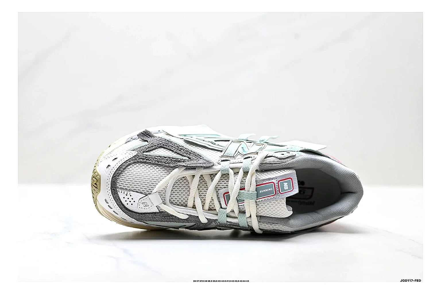 scout dashboard New Balance M1906 Silver Red Sneakers product image thumbnail 3