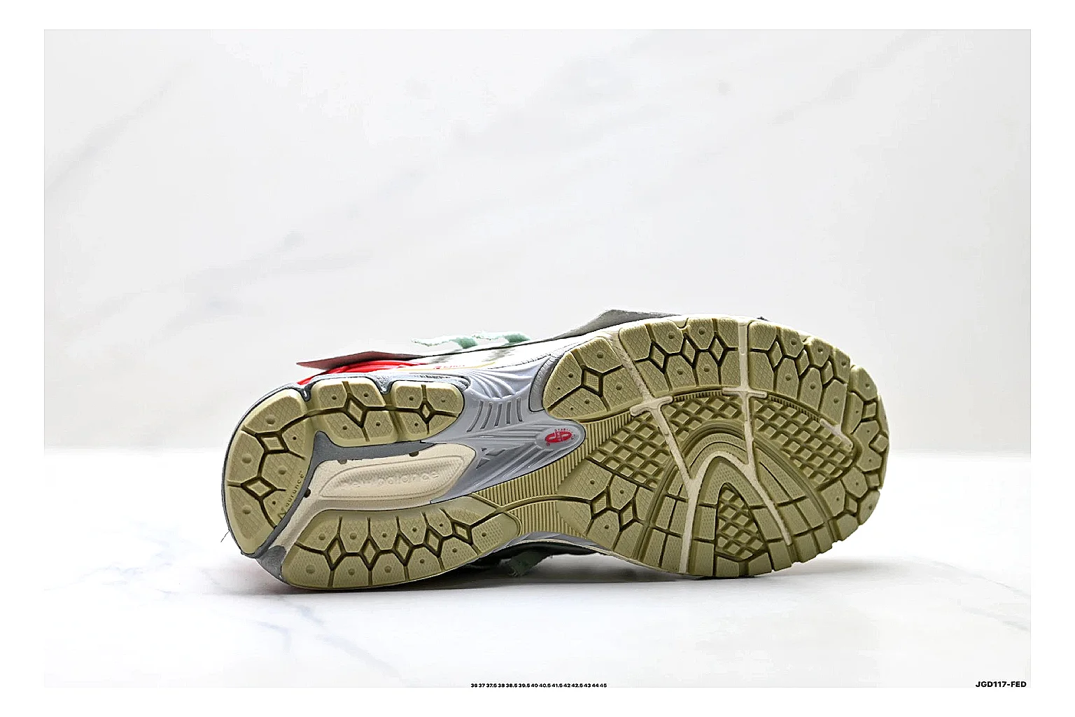 scout dashboard New Balance M1906 Silver Red Sneakers product image thumbnail 5