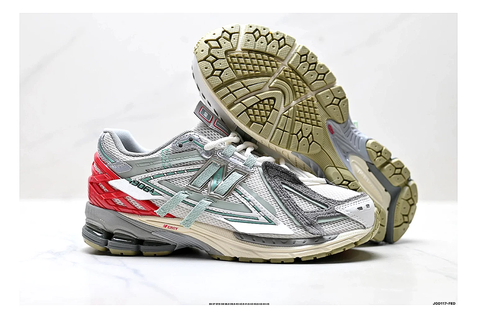 scout dashboard New Balance M1906 Silver Red Sneakers product image thumbnail 6