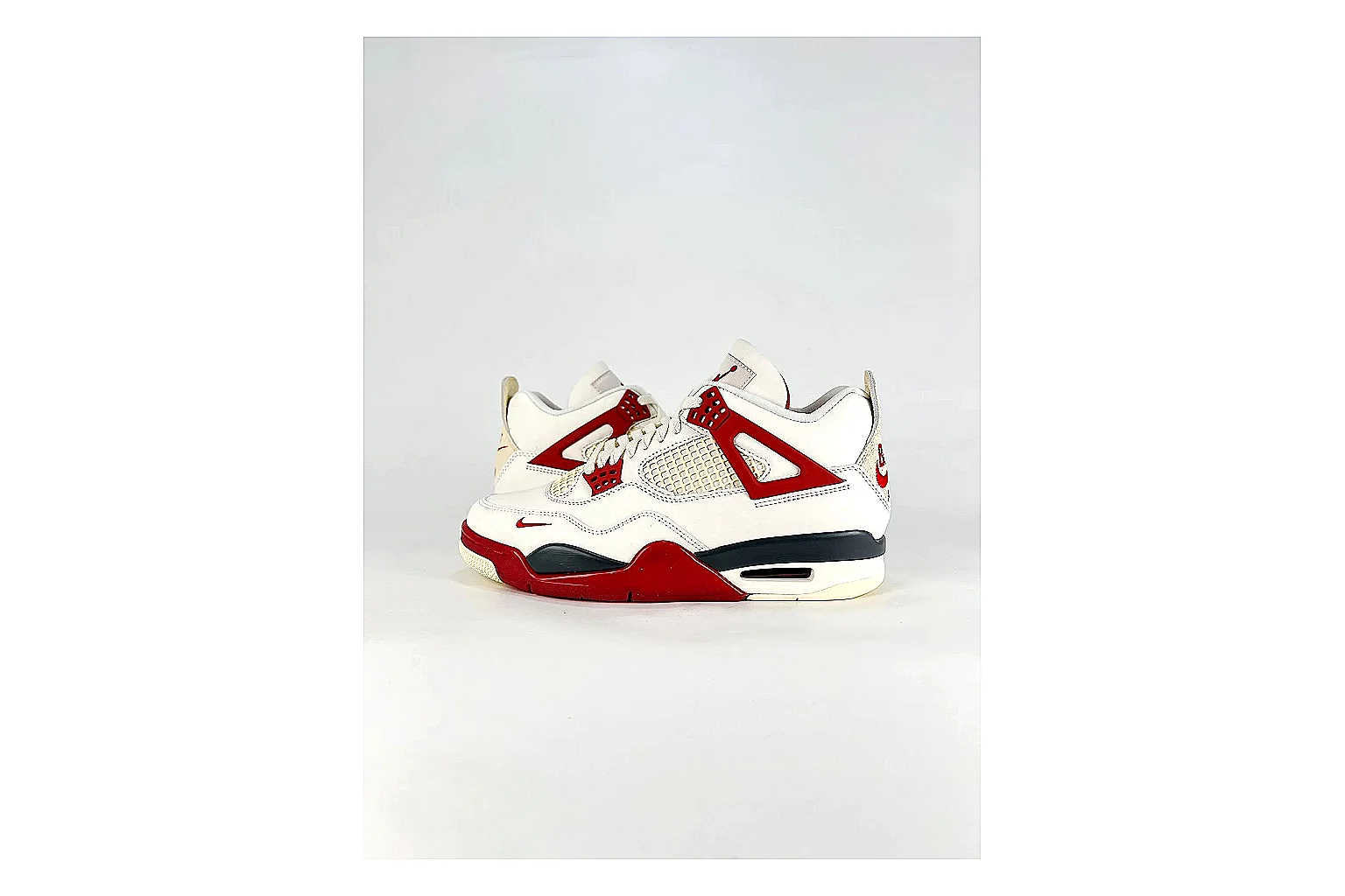 find list Jordan Air Jordan 4 White Red Sneakers product image