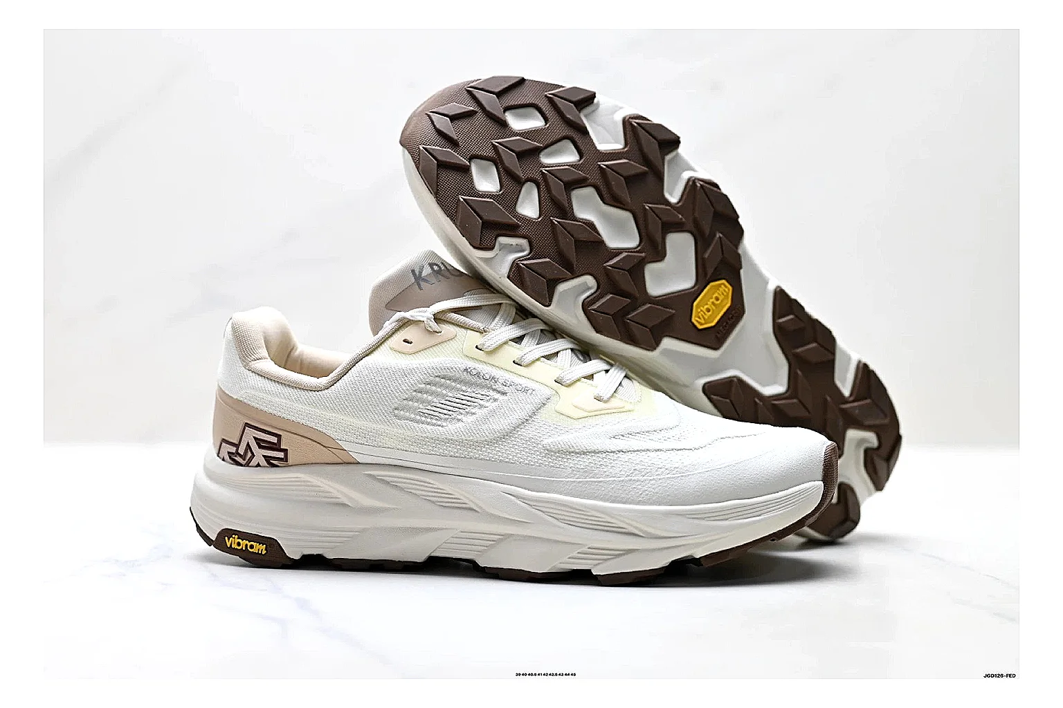 find list KOLON SPORT Krus V White Tan Sneakers product image thumbnail 6