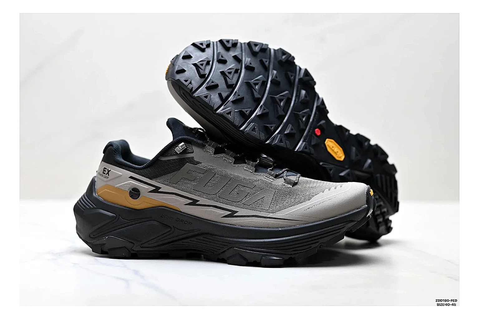 find list Kailas Fuga Gray Gold Sneakers product image thumbnail 6