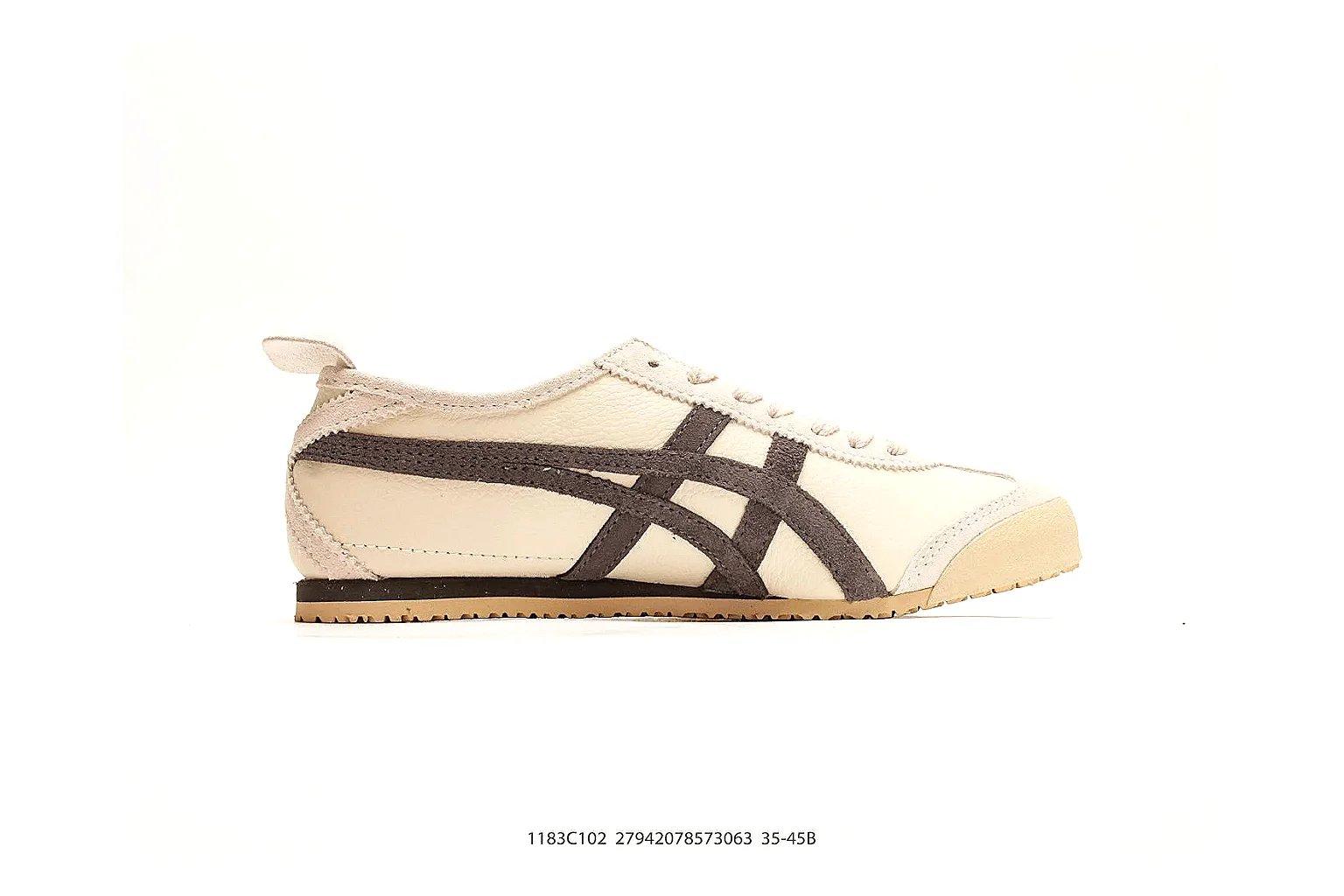 find list Onitsuka Tiger Mexico 66 Cream Brown Sneakers product image thumbnail 2