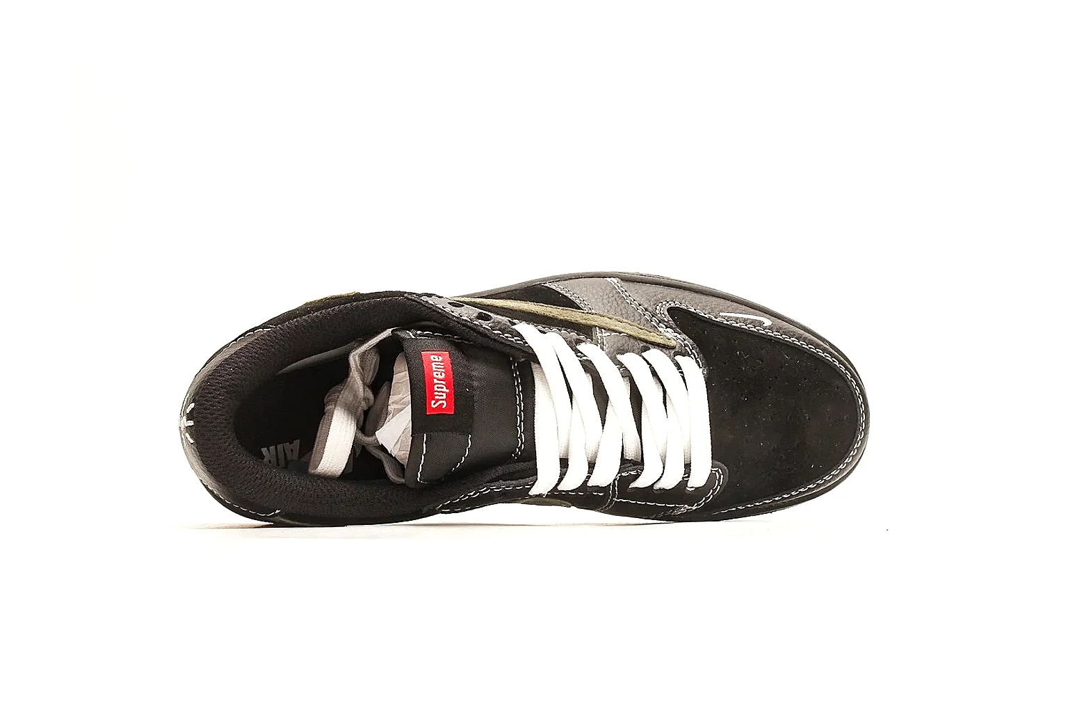 Nike Air Court Connect Black Olive Low Top Sneakers thumbnail 3