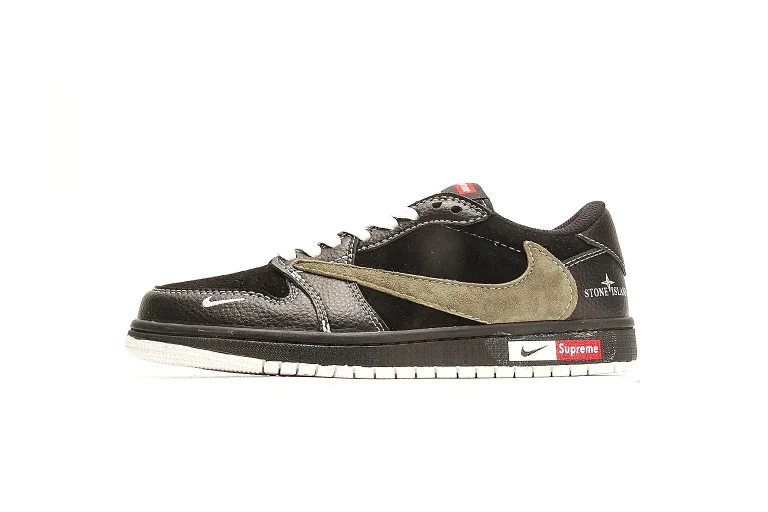 Nike Air Court Connect Black Olive Low Top Sneakers