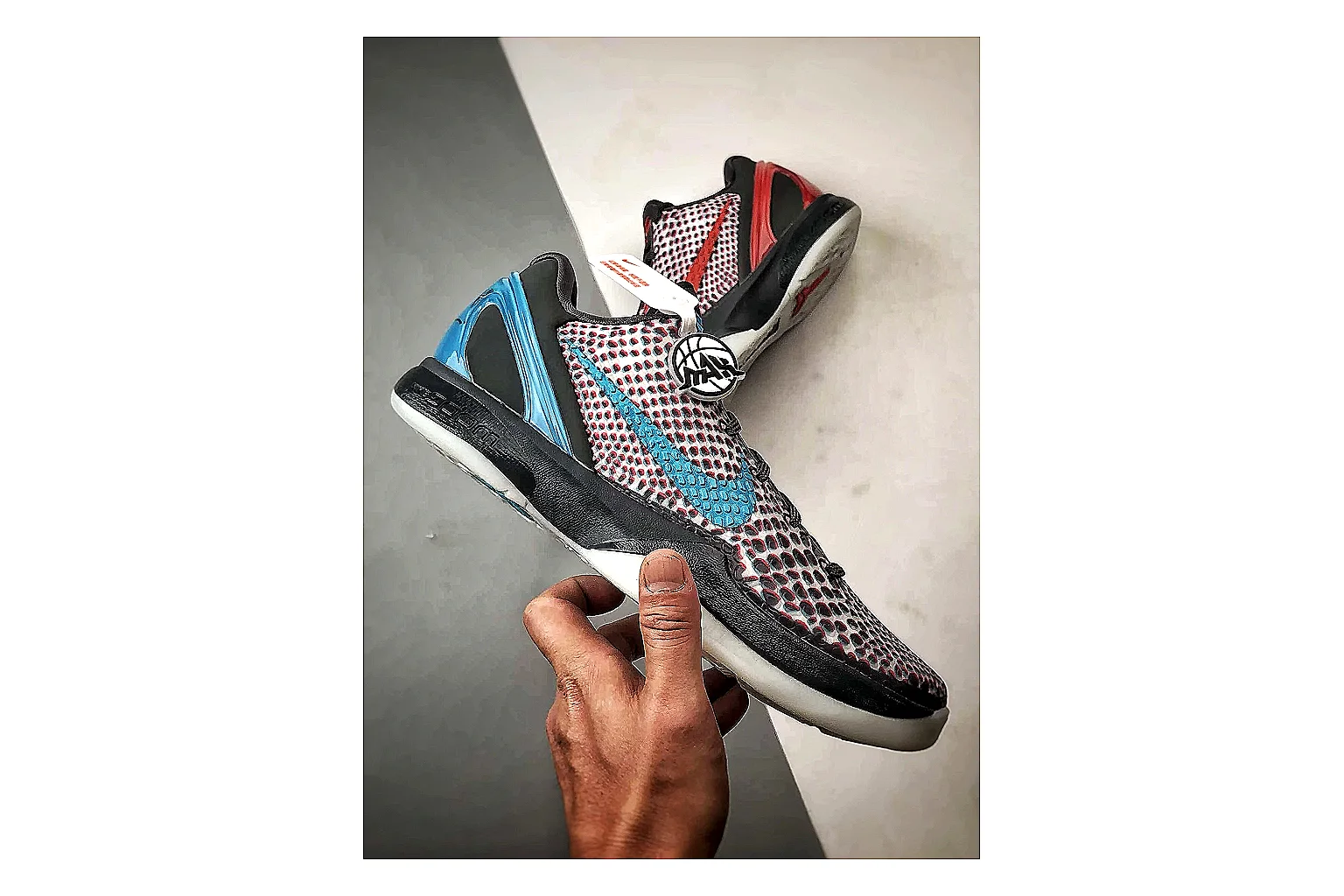Nike Woven Runner Gray Teal Product Image thumbnail 5